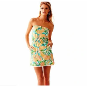 LILLY PULITZER Lucy Romper Pop Goes The Lemur